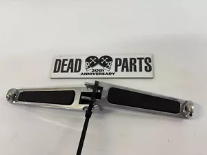Harley chrome Chopper Bobber rubber folding footpegs footrest pegs - Bild 1 von 6