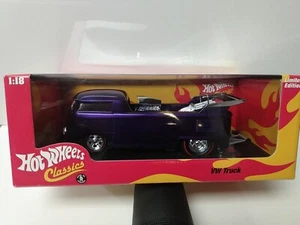 Mattel 1:18 Hot Wheel Classics VW Truck (Limited Edition) Spectra Flame PURPLE! - Picture 1 of 24
