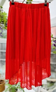 MANGO Red Skirt Size Small - Picture 1 of 2