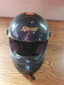 Vintage Vector Sports Sprint Motorcycle Helmet - Picture 1 of 5