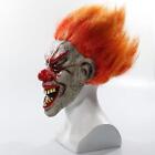 Flammen-Clown-Halloween-Maske, Latex-Kopfbedeckung, Kost&#252;m-Party-Zubeh&#246;r,