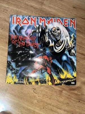 IRON MAIDEN "EL NUMERO DE LA BESTIA" LP NICE PS MEXICO - Image 1 of 4