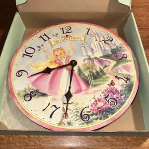 In Box Timeworks 13" Storytime Wall Clock Little Princess SCLP13P USA Made - Picture 1 of 12