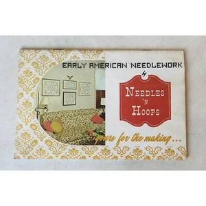 Vintage 1968 Needles ‘N Hoops Catalog Embroidery American Needlework Sampler PA - Picture 1 of 7