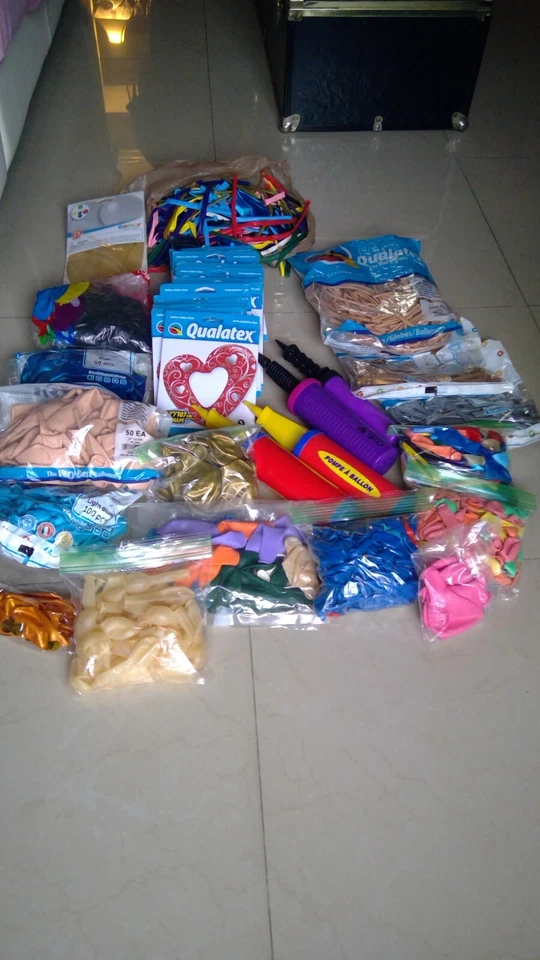 Globos Qualatex/Gemar/Fiesta incl. 4 Bombas Carnaval Surtido Animal Twist Foto 1 de 1