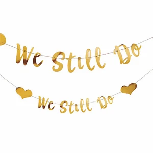 Fun Express We Still Do Anniversary Party Garland - Picture 1 of 1