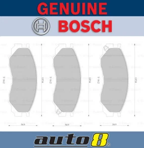 Bosch Front Brake Pads for Toyota Land Cruiser Prado J9 3.4L 5VZFE 1996 - 2002 - Picture 1 of 1