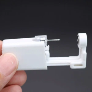 2pcs Disposable Self Ear Piercing Device Ear Stud Asepsis Pierce Kit Safety Tool - Picture 1 of 11