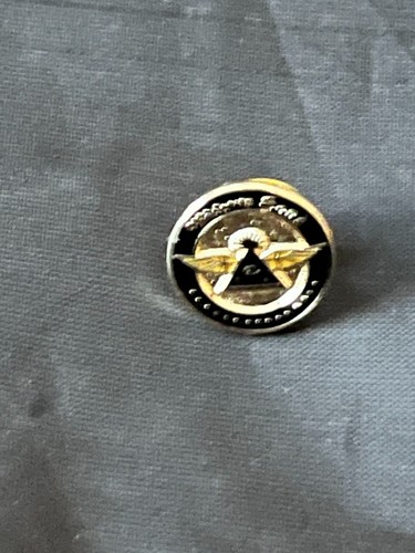 Masonic Widows Sons Wings Round Tac Pin Motorcycle Fraternity Freemason ...