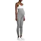 Time and Tru Maternity Leggings Womens 2XL Gray Stretch High-Rise Compression