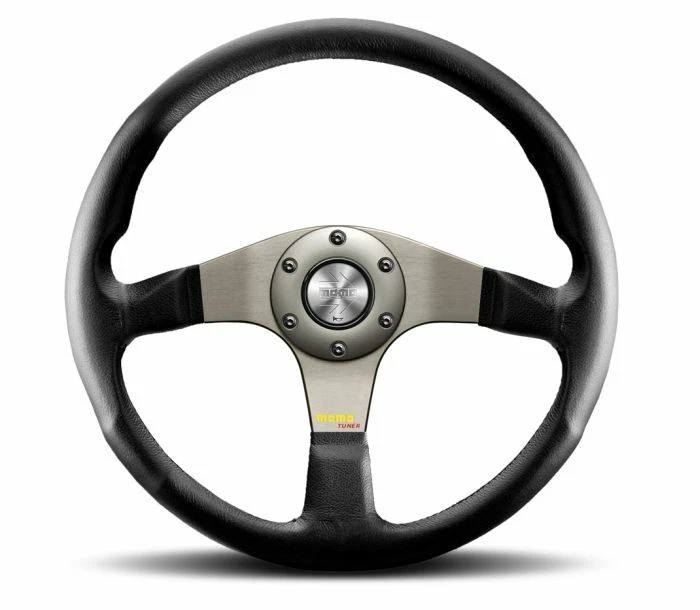 Volante Momo Tuner 350mm TUV cuero plata ORIGINAL 11110335111R Foto 1 de 1