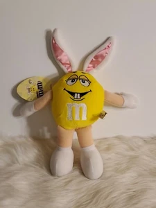 M&M 11" Yellow M&M Bunny Rabbit Easter Plush - Picture 1 of 8