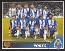 266 TEAM EQUIP FC.PORTO STICKER PANINI FUTEBOL 2004-2005