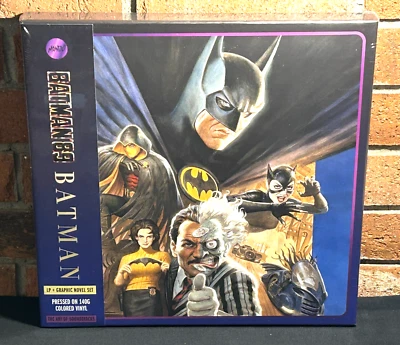 BATMAN - Soundtrack, Ltd BOXSET BATWING COLORED VINYL LP + Graphic Novel Sealed! - Image 1 of 4