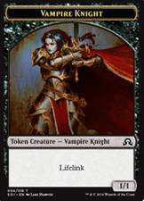 MTG X2: Vampire Knight Token, Shadows over Innistrad, C, LP