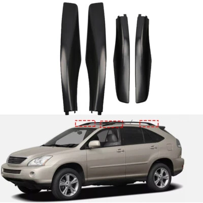 4PCS Roof Rack Rail End Cover Caps For Lexus RX330 350 400h 2004 2005 2006-2009 Foto 1 de 4