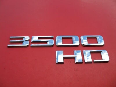 CHEVROLET SILVERADO GMC SIERRA 3500 HD SIDE DOOR EMBLEM LOGO BADGE SIGN B10076 - Image 1 of 2
