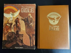 The Children's Bible Deluxe Edition With Slipcase Golden Press 1974 Illustrated - Imagen 1 de 12