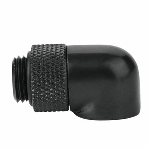 G1/4" Dual Thread 90 Degree Elbow Rotary Water Tube Adapter For PC Water Cooling - Afbeelding 1 van 10