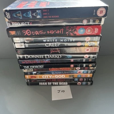 Huge Horror DVD Bundle Job Lot Collection Selection x14Halloween Jaws + More - Image 1 of 3