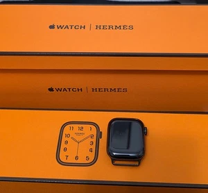 Apple Watch Series 8 HERMES 41mm GPS + Cellular AppleCare+ - Photo 1 sur 9