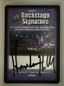 WWE Raw Deal CCG Backstage Signature Card: Hardcore Holly - Picture 1 of 1