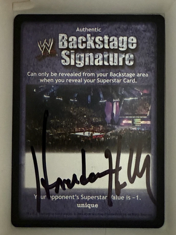 WWE Raw Deal CCG Backstage Signature Card: Hardcore Holly - Image 1 of 1