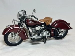 FRANKLIN MINT Harley-Davidson 1942 Indian Motorcycle Model 442 1/10 Scale Marune - Picture 1 of 11