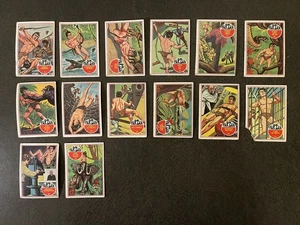 Vintage 1966 Tarzan Trading Cards (Lot of 14) Banner Productions - Low Grade - Bild 1 von 8