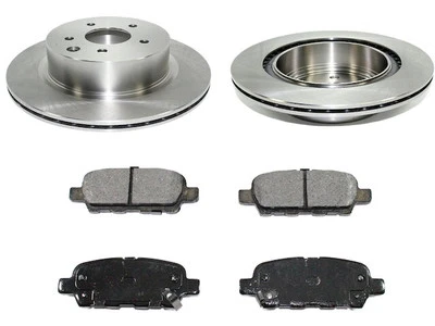 Kit de pastillas de freno y rotor trasero para Nissan 350Z 2006-2009 71327PWSH 2007 2008 Foto 1 de 2