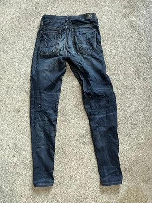 Брюки джеггинсы American Eagle синие следующий уровень эластичные с высоким подъемом размер 0 стандартные - Изображение 1 из 4