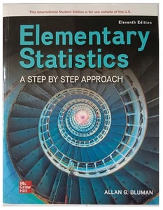 Elementary Statistics: A Step by Step Approach 11e by Bluman Internatiol Edition - Imagen 1 de 1