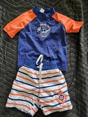 Conjunto de bañador y camisa de sol Janie And Jack 6-12 m Foto 1 de 2