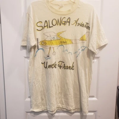 Aerógrafo pintado a mano de una sola puntada de aviación Filipinas Near PaperThin años 1940-50 Foto 1 de 4