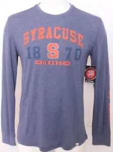 NUEVA Camiseta Siracusa Naranja Coliseo Azul Manga Larga Cuello Redondo Para Hombre L - Imagen 1 de 9