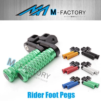 Estriberas elevadoras delanteras M-Grip Billet 40 mm aptas para Kawasaki ZR 550 Zephyr 90-99 Foto 1 de 4