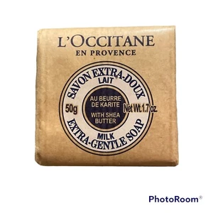 L'occitane Extra Gentle Bar Soap Milk Lait Shea Butter 50g/1.7oz - Picture 1 of 6