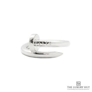 Cartier 18ct White Gold Juste Un Clou Ring - Size 52 - Full Set - 2020 - Picture 1 of 5