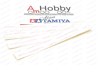 Tamiya 19803126 Double Sided Tape 4pc 13x114mm , Trucks , Cars, Planes - Image 1 of 4