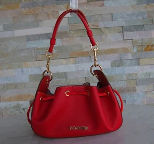 kleine LOVE MOSCHINO Tasche Handtasche Schultertasche Umhängetasche rot - Picture 1 of 6