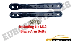 NUEVO Par de barras de soporte de subchasis trasero Mazda MX5 MX-5 MK3 3.5 3.75 - Imagen 1 de 4