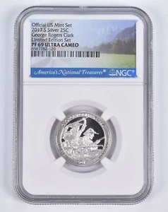 2017-S Silver PF69 ANT George Rogers Clark Quarter Limited Edition NGC - Picture 1 of 5