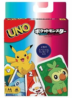 Uno Pokemon Pocket Monster Card Game Mattel Ship from Japan Pokémon - Image 1 of 4