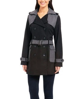 Abrigo con cinturón negro y carbón talla S nuevo con etiquetas Foto 1 de 2