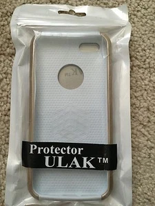 Apple iPhone 5/5s Hülle Gold/Weiß Neu!!! - Bild 1 von 2