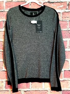 Nuevo con etiquetas Suéter Pullover Projek Raw Para Hombres Gris Carbón con Borde Negro Mediano M - Imagen 1 de 15