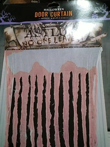 Halloween Door Curtain Asylum T3 - Picture 1 of 2