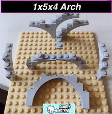 LEGO Arch 1x5x4 Light Bluish Gray Brick Continuous Bow Tree City Creator NEW X10