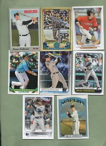 Brian Anderson (Miami Marlins) 15 Card lot w/ Rookie - Picture 1 of 2