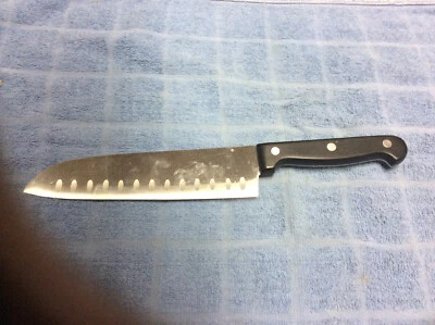 Cuchillo de chef Santoku Good Cook de 7” de acero inoxidable Foto 1 de 3